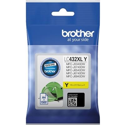 Brother LC432XLY Yellow High Yield Ink Cartridge Brother — view 2