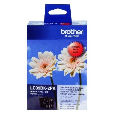 Brother LC39BK2PK Black Ink Cartridge Twin Pack Brother — view 2