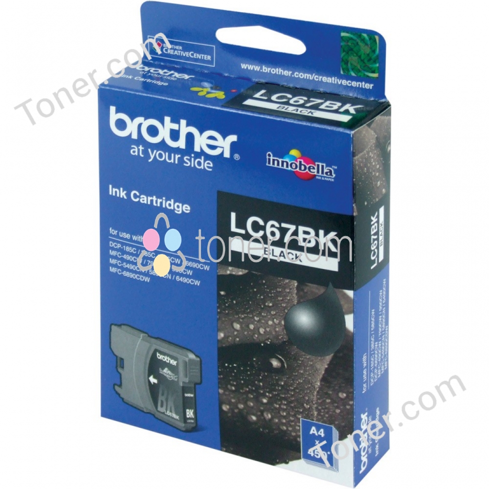 Brother LC67BK Black Ink Cartridge Brother — view 2
