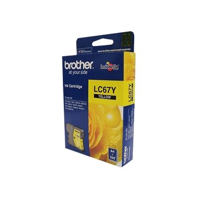 Brother LC67Y Yellow Ink Cartridge Brother — view 2