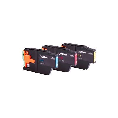 Brother LC73CL3PK CMY Colour Ink Cartridges (Triple Pack) Brother — view 2