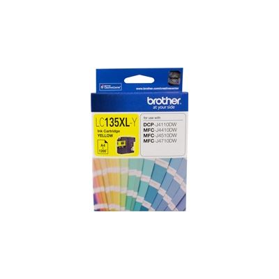 Brother LC135XLY Yellow High Yield Ink Cartridge Brother — view 2