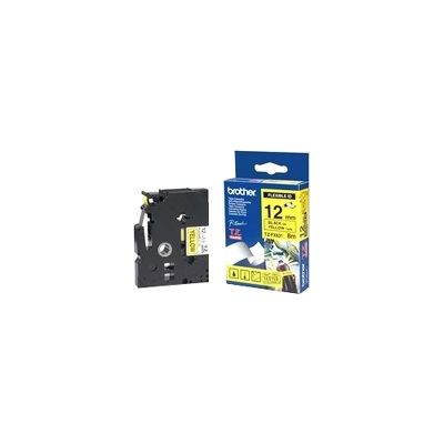 Brother TZe-FX631 12mm x 8m Black on Yellow Flexi ID Tape Brother — view 2