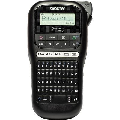 Brother PTH110BK Durable P-Touch Black Label Printer $20 Cashback Brother — view 2