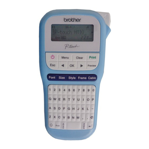 Brother PTH110LB Durable P-Touch Light Blue Label Printer $20 Cashback Brother — view 1