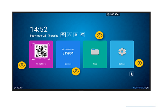 CommBox 98" 4k Intelligent Gen2 Commercial Display CommBox — view 2