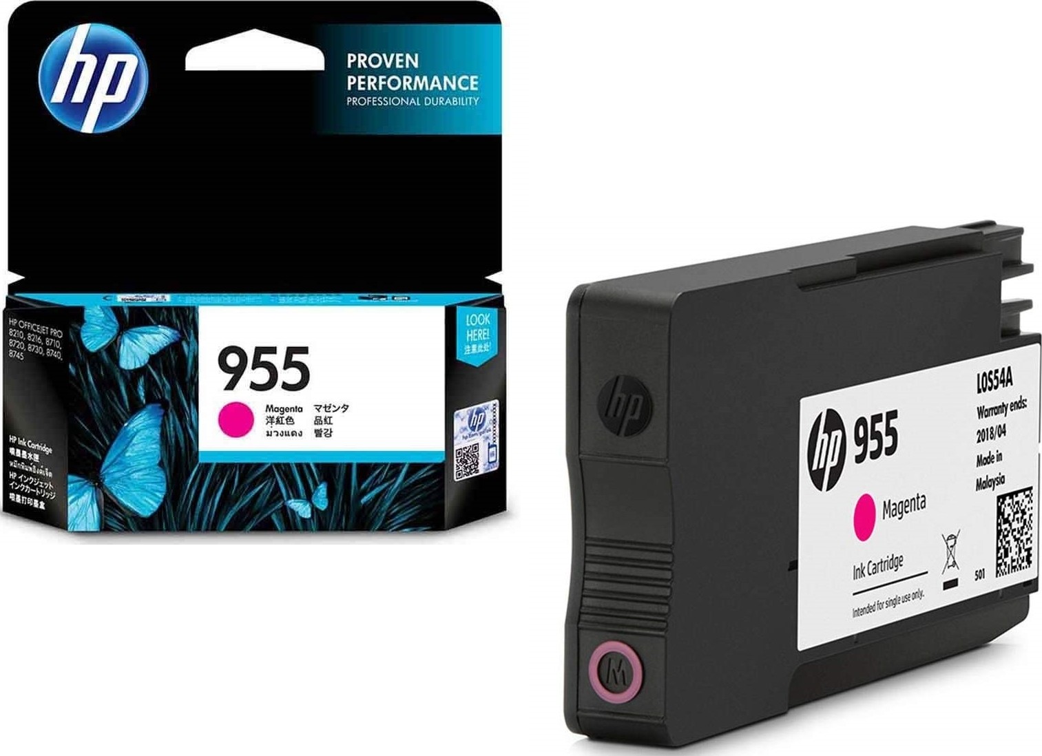 HP 955 Magenta Ink Cartridge HP — view 2