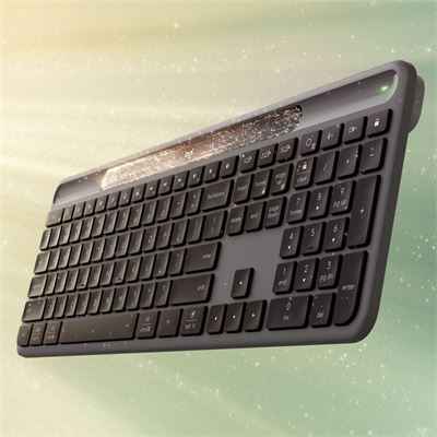 Logitech Signature Slim Solar+ wireless keybaord K980 - Graphite Logitech — view 1