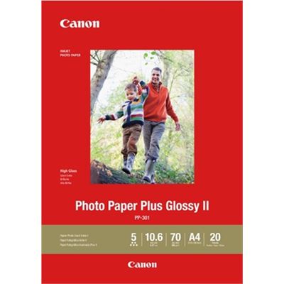 Canon PP-301 A4 Glossy II 275gsm Photo Paper - 20 Sheets Canon — view 2