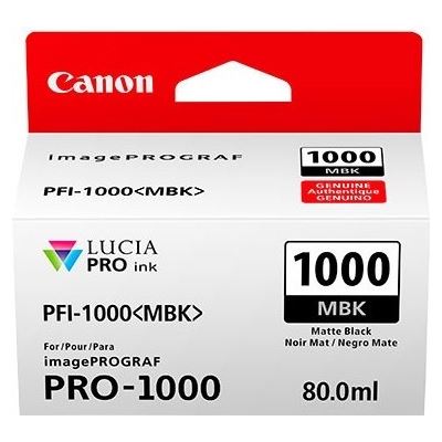 Canon PFI-1000MBK Matte Black Ink Tank Canon — view 2