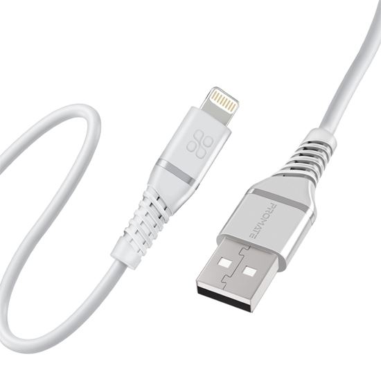 PROMATE 1.2m MFI Certified USB-A to Lightning Data & Charge Cable. Promate — view 2