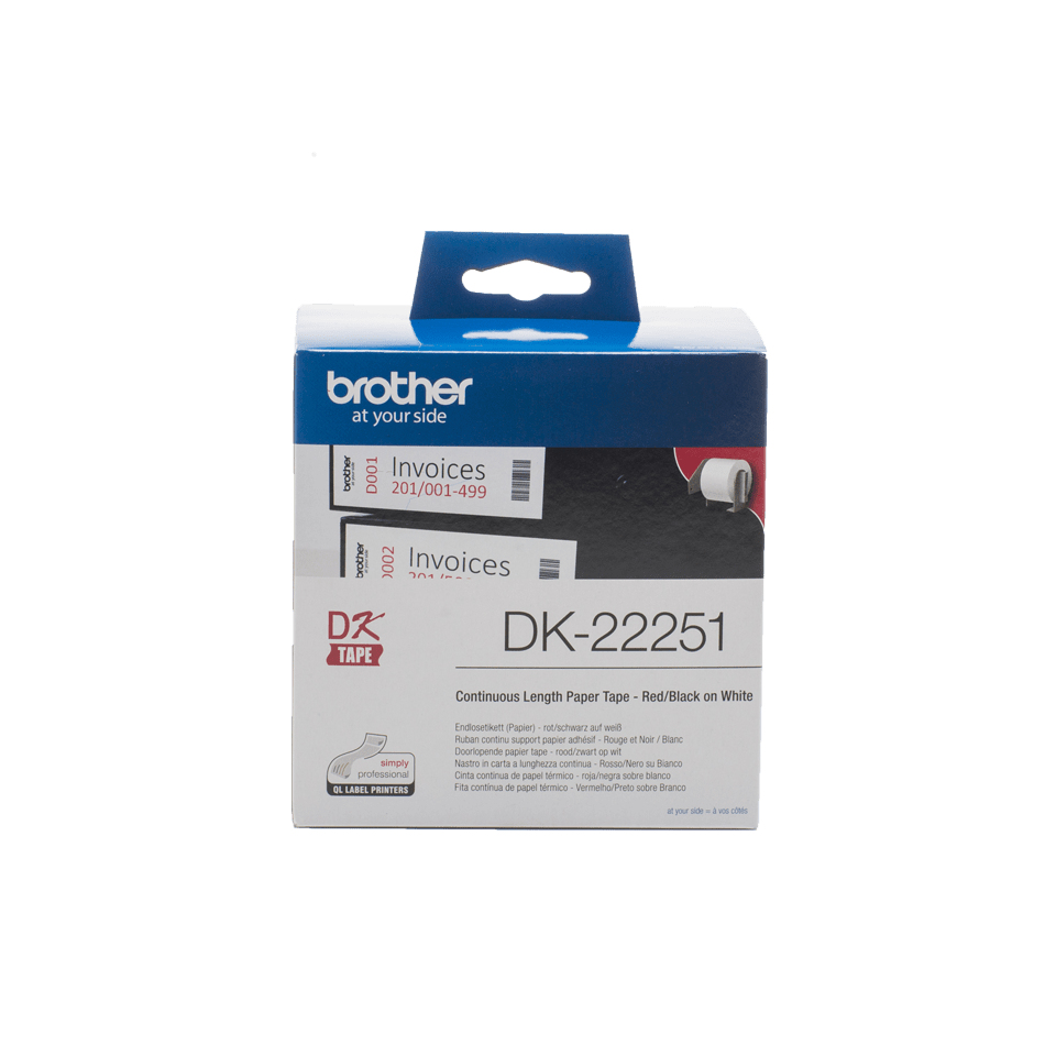 Brother DK22251 White Roll thumbnail 4