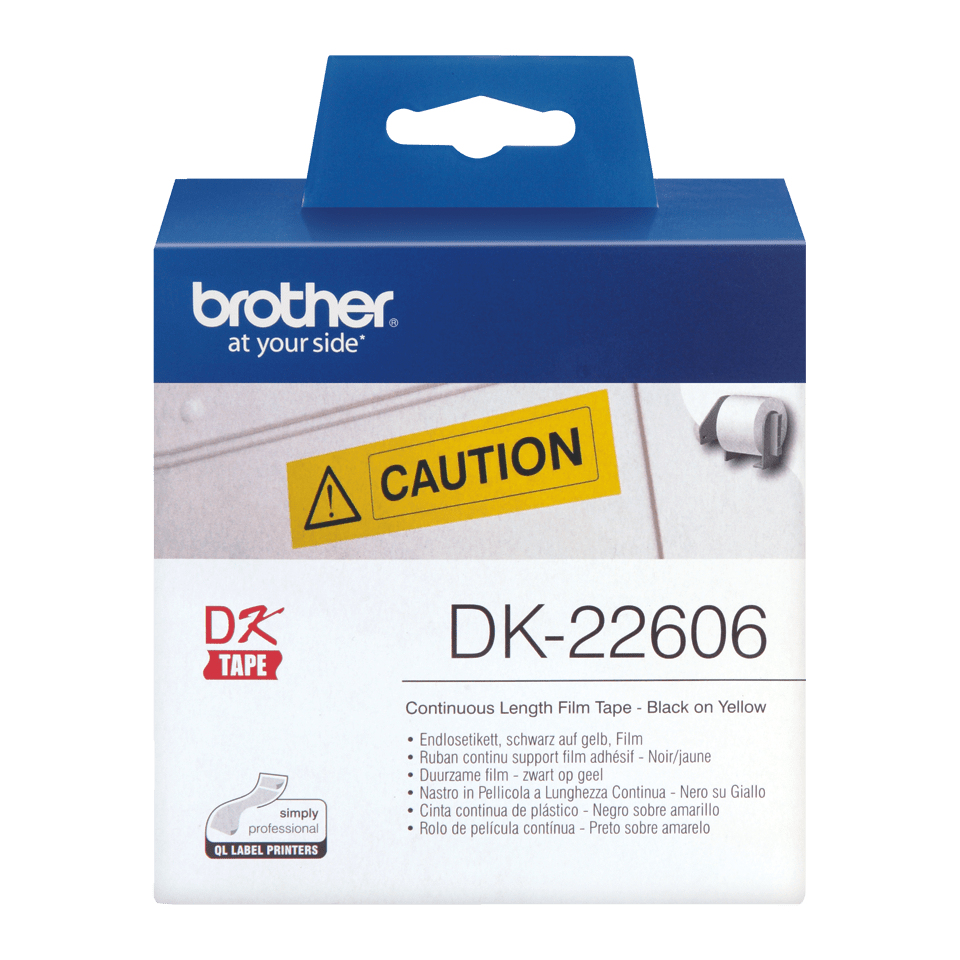 Brother DK22606 Yellow roll thumbnail 4