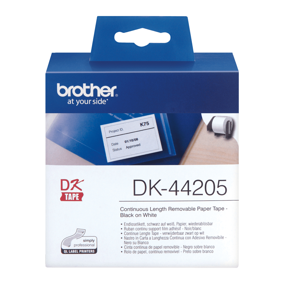 Brother DK44205 White roll thumbnail 3