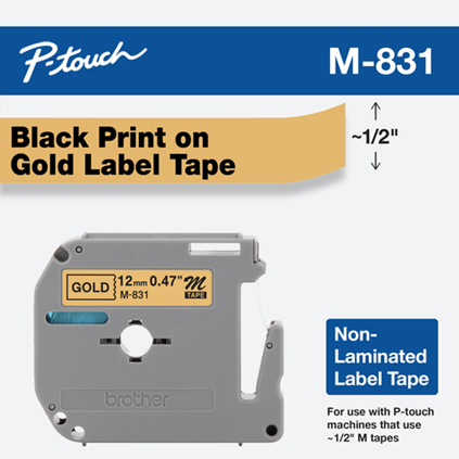 Brother M831 Labelling Tape thumbnail 2