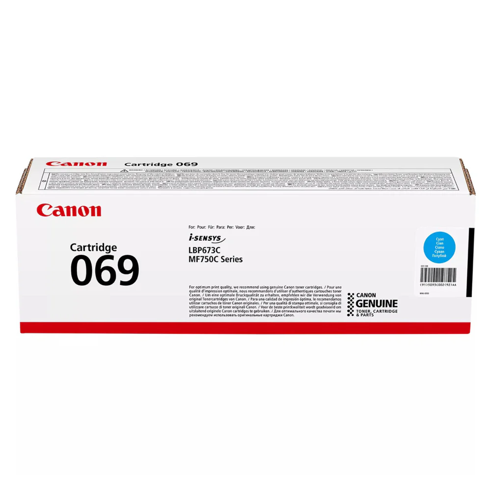 Canon CART069C Cyan Toner Canon — view 2