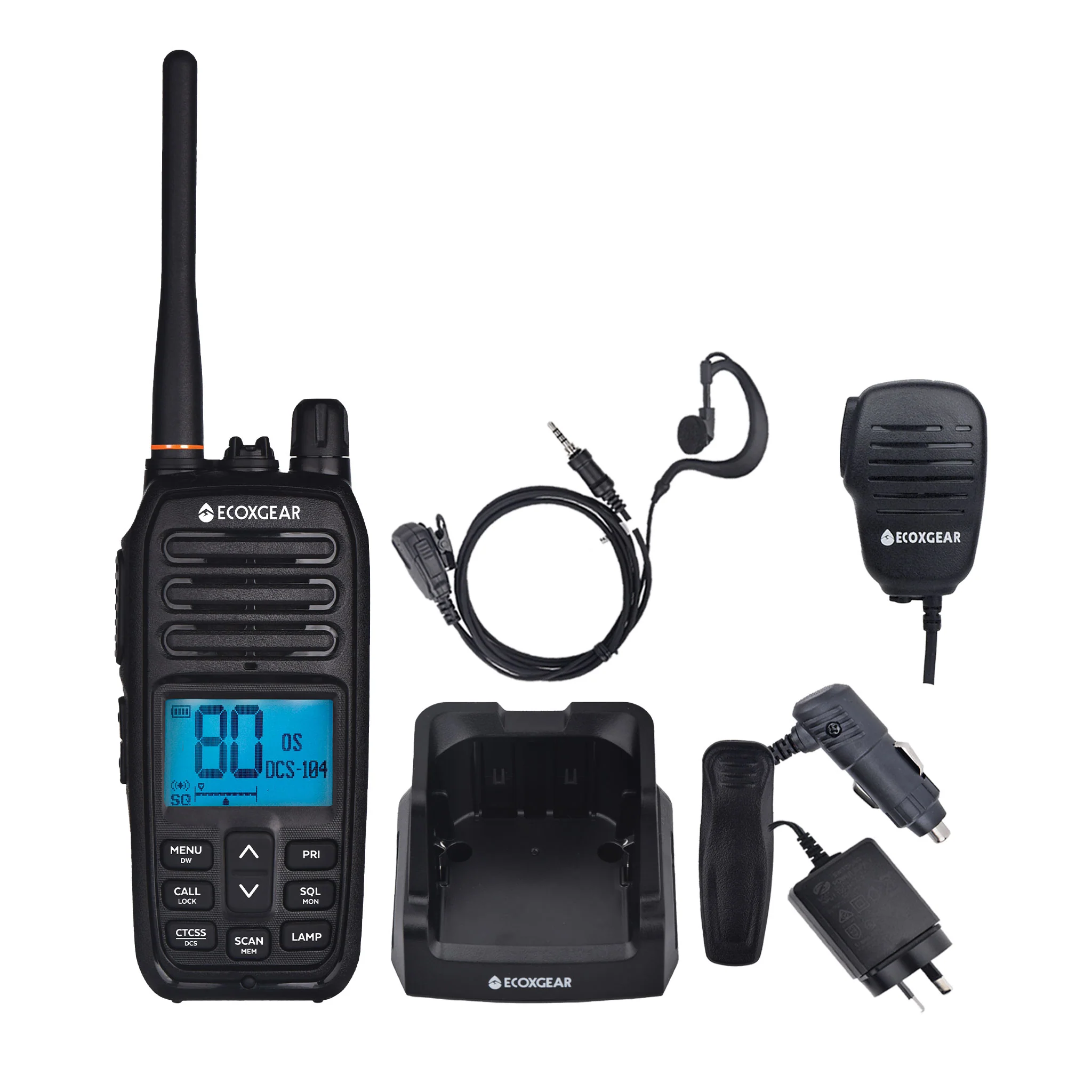 EcoX UHF 5W Black Ecoxgear — view 2