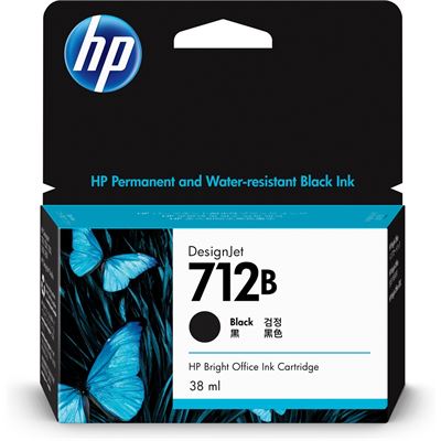 HP #712 38ml  Blk Cart 3ED28A HP — view 2