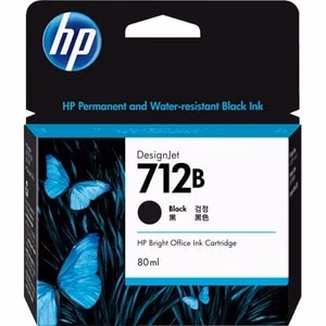 HP #712 80ml  Blk Cart  3ED29A HP — view 2