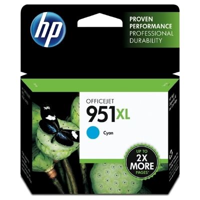 HP #951XL Cyan Ink CN046AA HP — view 2