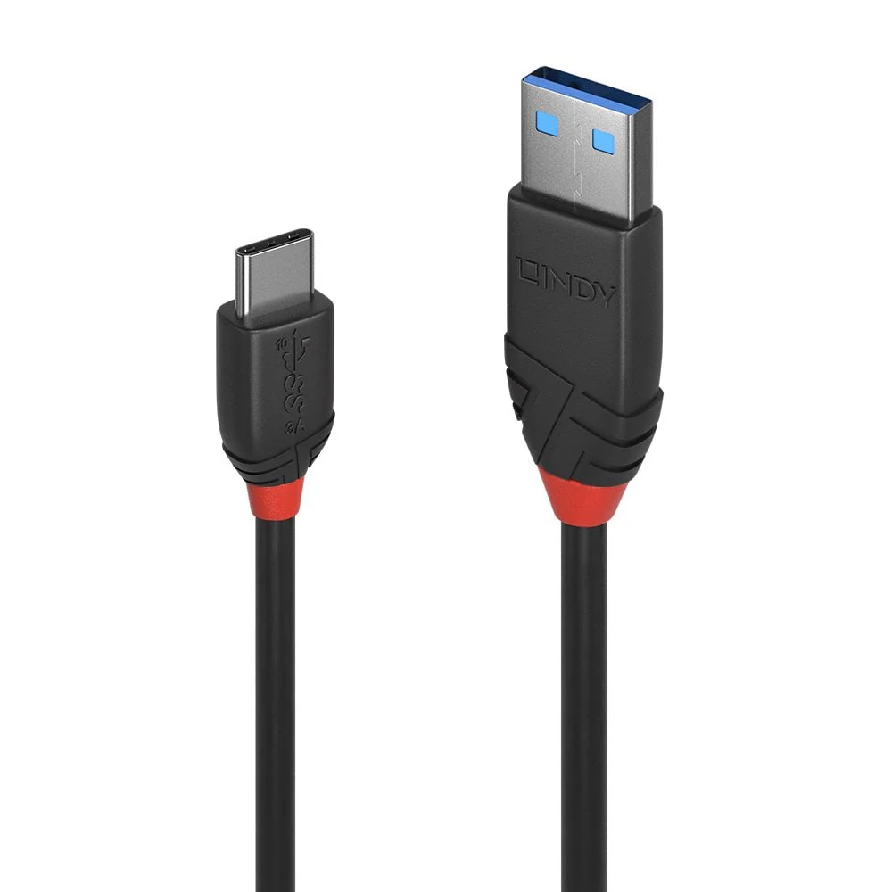 Lindy 1m USB C-A  3A Cable BL Lindy — view 2