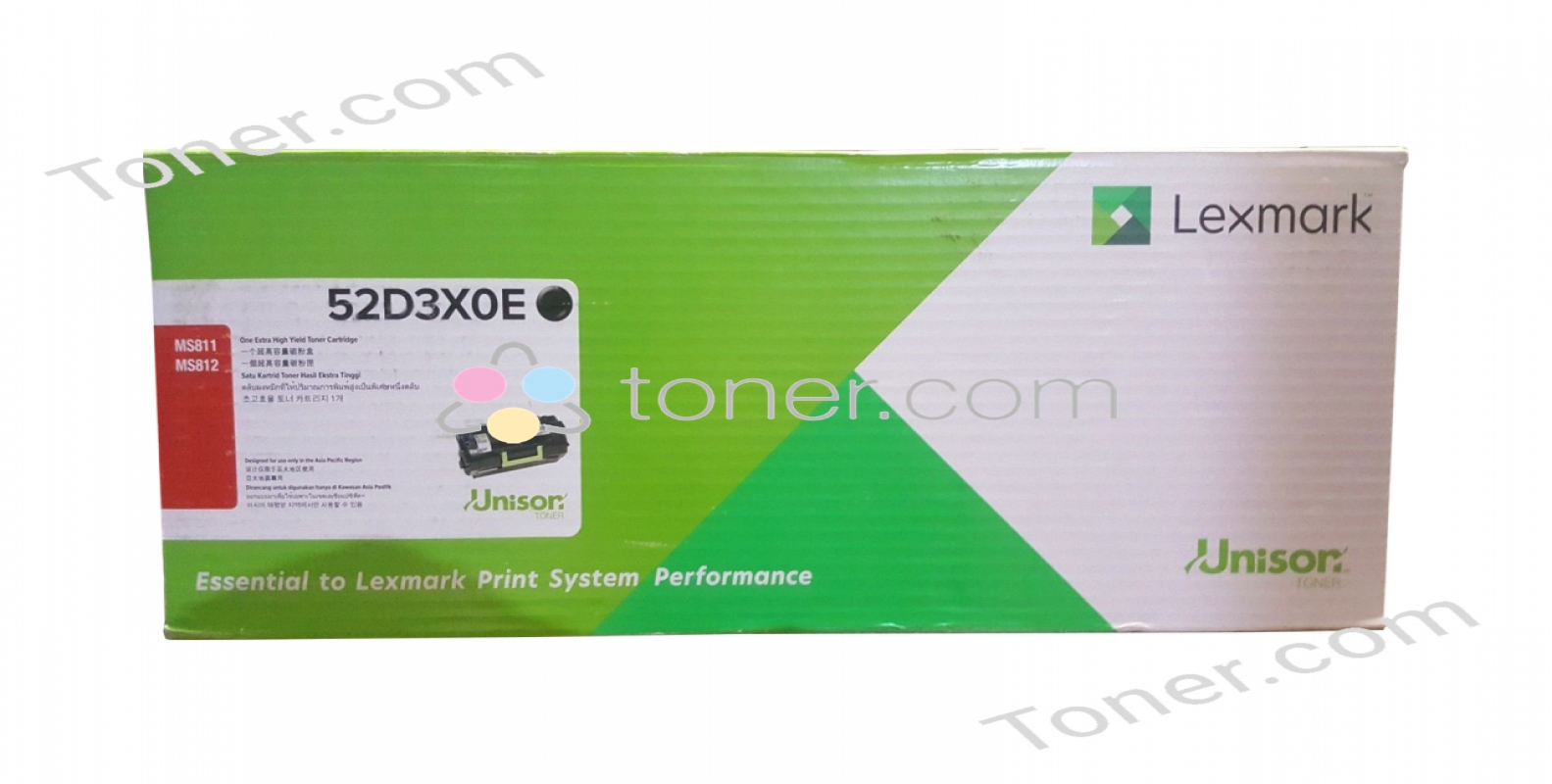 Lexm 523X Extra HY Blk Toner Lexmark — view 2