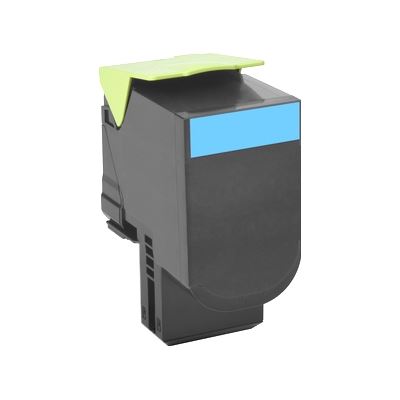 Lexm 708C Cyan Toner Lexmark — view 2