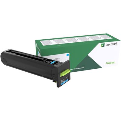 Lexm 72K60C0 Cyan Toner Lexmark — view 2