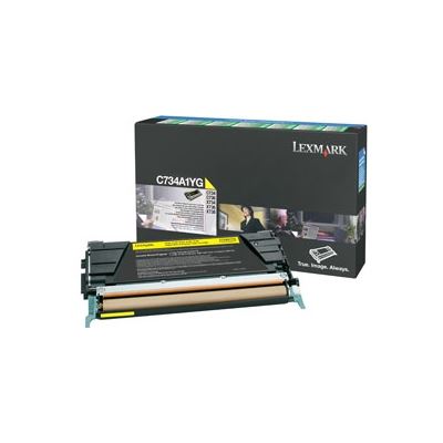 Lexm C734 Yellow Toner Cart Lexmark — view 2
