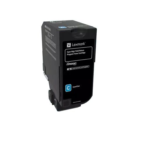 Lexm 74C6HC0 HY Cyan Toner Lexmark — view 2