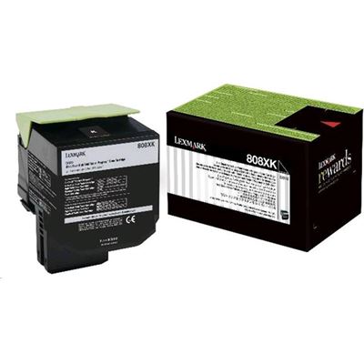 Lexm 808XK Extra HY Blk Toner Lexmark — view 2