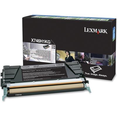 Lexm X746H1KG HY Blk Pre Cart Lexmark — view 2