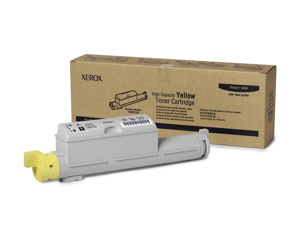 FX Phaser 106R01220 Yell Toner Fuji Xerox — view 2