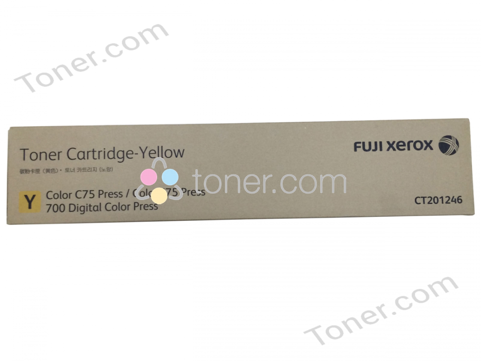 Fuji Xerox CT201246 Yel Toner Fuji Xerox — view 2