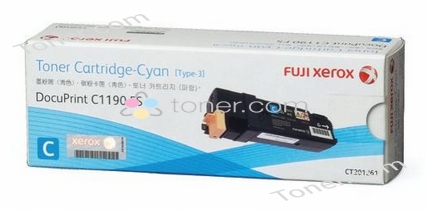 Fuji Xerox CT201261 Cyan Toner Fuji Xerox — view 2
