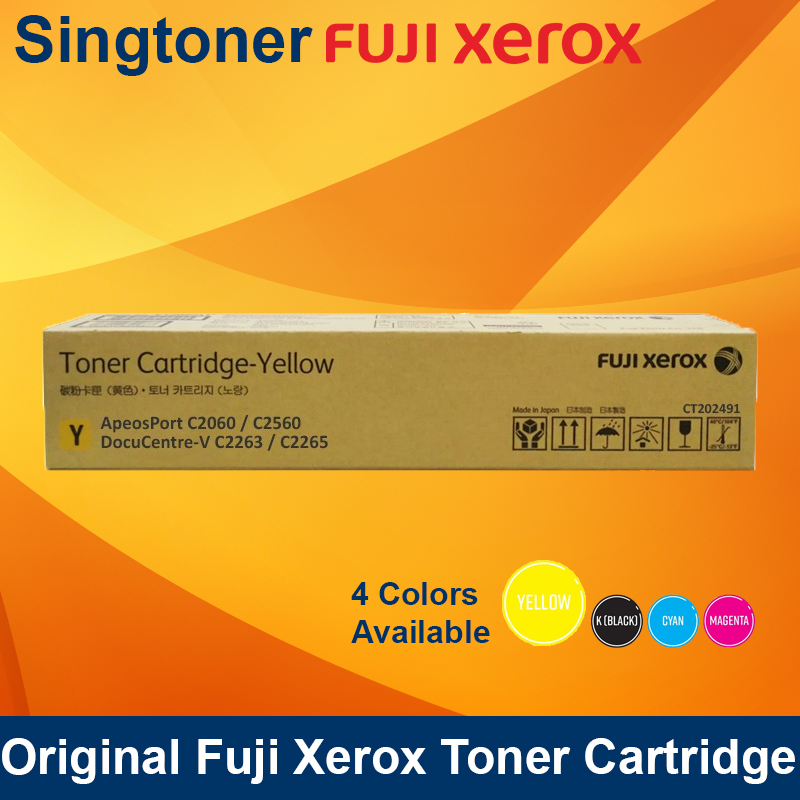 Fuji Xerox CT202491 Yell Toner Fuji Xerox — view 2