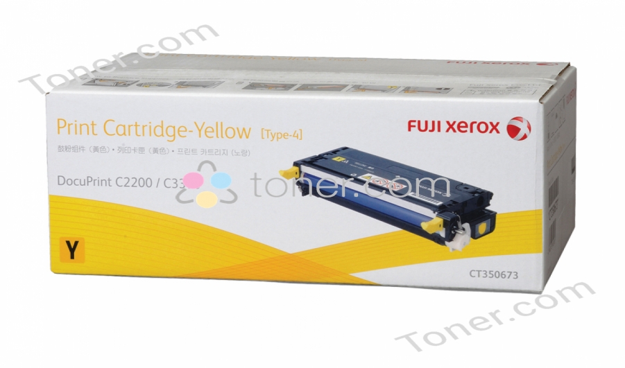Fuji Xerox CT350673 Yel Toner Fuji Xerox — view 2