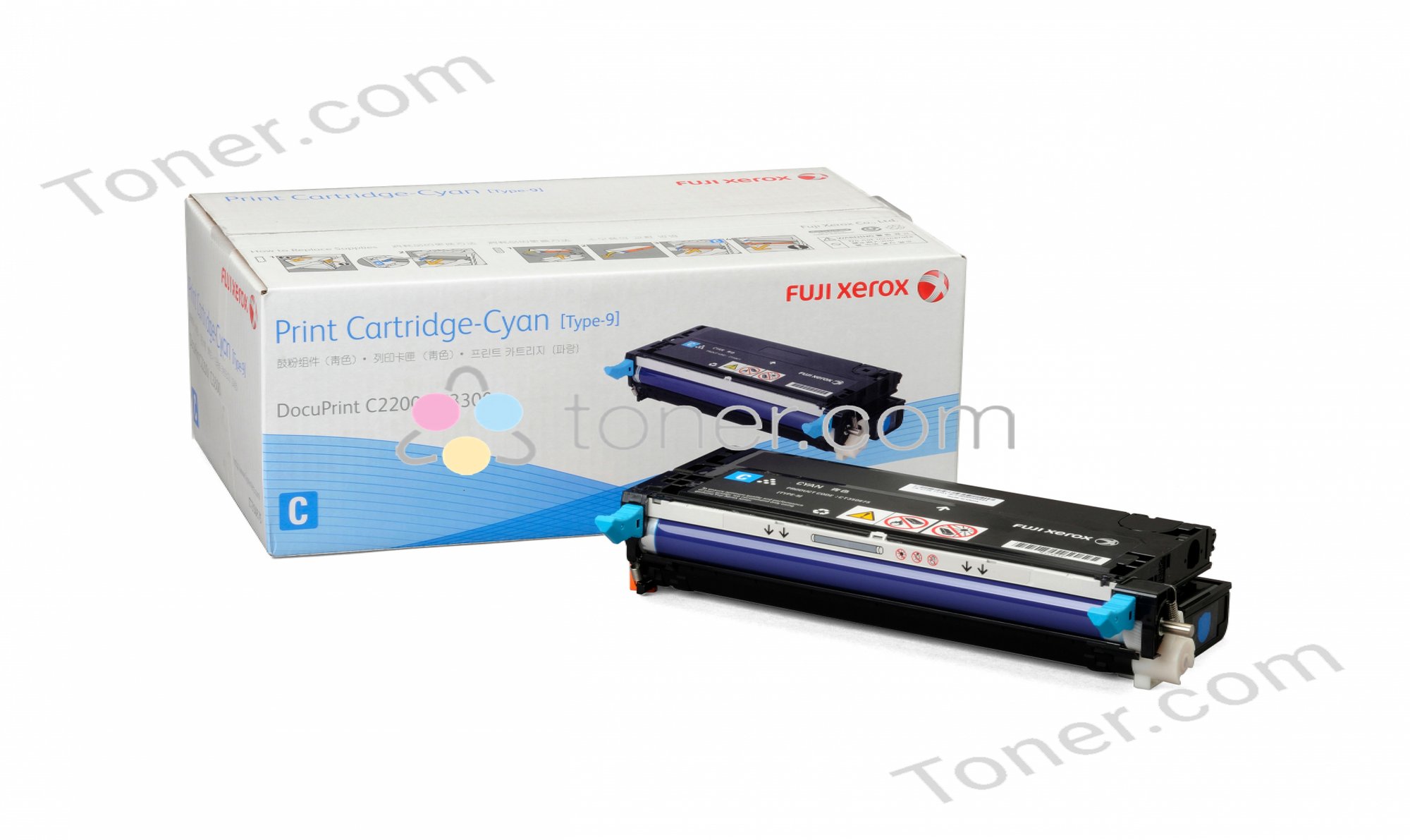Fuji Xerox CT350675 Cyan HY Fuji Xerox — view 2