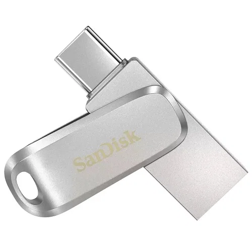 Sandisk Ultra Dual Drive Luxe SDDDC4 256GB USB Type C Metal USB3.1/Type C Reversible Connector Swivel Design Type-C Enabled Devices 5Y SanDisk — view 2
