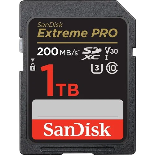 Sandisk Extreme Pro Sdxc, Sdxxd 1TB, V30, U3, C10, Uhs-I, 200MB/S R, 140MB/S W, 4X6, Lifetime Limited SanDisk — view 2