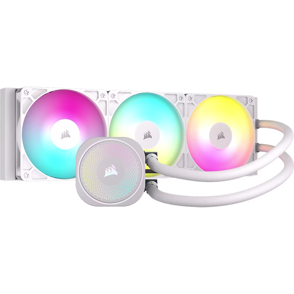 Corsair Nautilus 360 ARGB 360MM Radiator Liquid CPU Cooler White Corsair — view 2